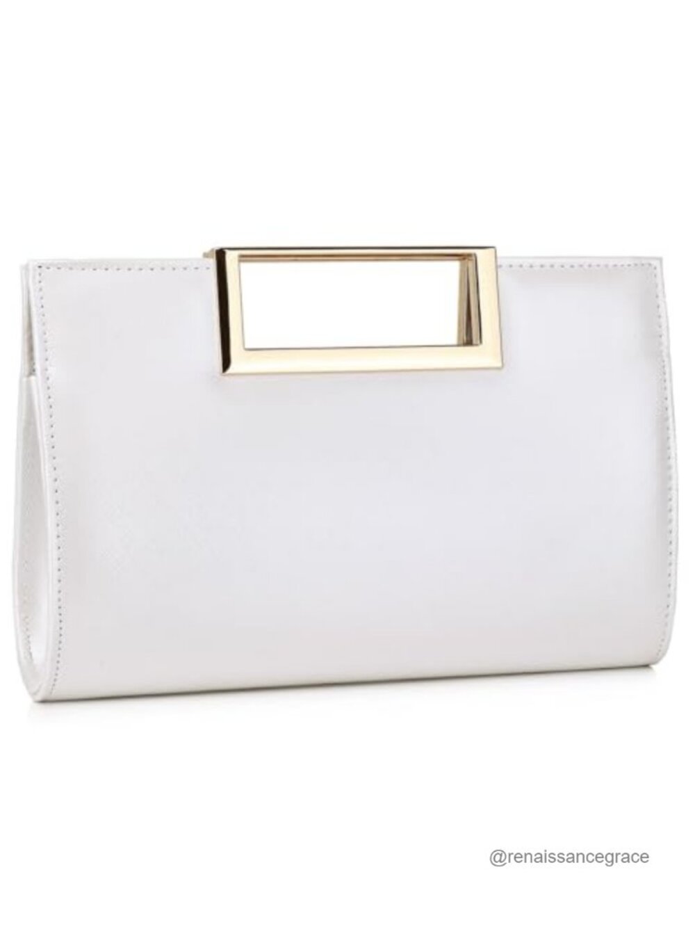 Women Formal Party PU Leather Clutch Bag w/ Detachable Chain Shoulder Handbag